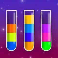 Скачать взломанную Water Sort Puzzle Color Game  [МОД Unlocked] - стабильная версия apk на Андроид