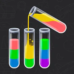 Взлом Water Sort Puzzle - Sort Color  [МОД Unlocked] - полная версия apk на Андроид