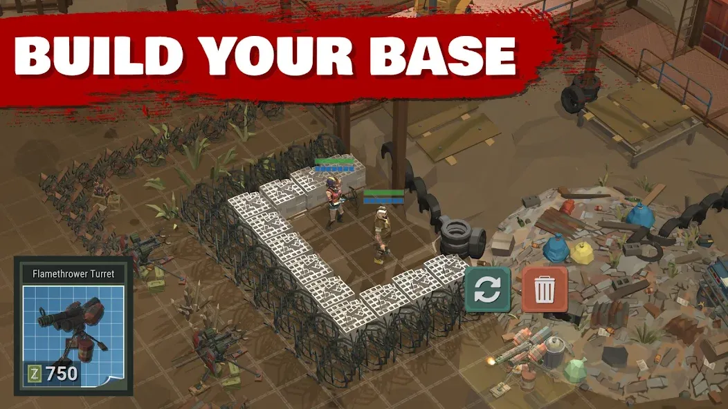 Overrun: Zombie Tower Defense (Оверран)  [МОД Unlimited Money] Screenshot 3